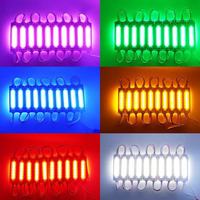 Module d'enseigne LED IP66 DC12V 1.2W 3LED, Blanc Chaud SMD2835 120lm Extérieur pour Panneau Publicitaire, Garantie 2 Ans