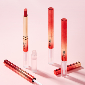 <span class=keywords><strong>Rouge</strong></span> à lèvres mat satiné nourrissant, longue tenue, radieux, époustouflant et luxueux pour le maquillage de beauté - Product Image 6