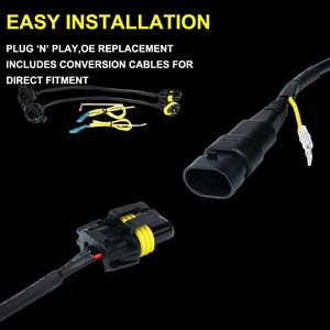 Faros Antiniebla Delanteros Todoterreno OVOVS, Faros Antiniebla LED de 4 Pulgadas para <span class=keywords><strong>Jeep</strong></span> <span class=keywords><strong>Wrangler</strong></span> Unlimited JK JKU 2007-2018 - Product Image 3