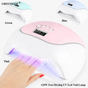 120W outil de manucure à ongles rose Machine sèche vernis à ongles Gel lumière portable USB séchage rapide UV Led <span class=keywords><strong>lampe</strong></span> à ongles - Product Image 1