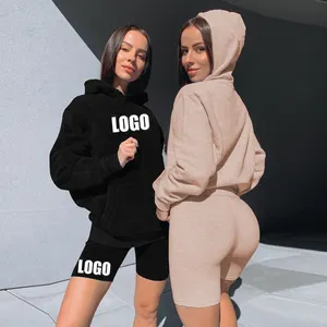 Vedo Athletic Wear Sets Custom Logo Polyester Casual Pullover Running Two Piece Tracksuit Women Wholesale Athletic