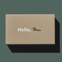Boîte Cadeau d'Expédition Personnalisée en Carton Ondulé Imprimé avec Bande Déchirable et Fermeture Auto-Adhésive, avec Logo