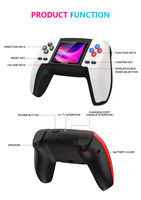 Console de jeu TV P5, écran de 3 pouces, 520 jeux intégrés, prend en charge la sortie AV, multilingue, filaire, en plastique ABS, au lithium