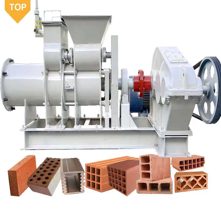 真空押出機生産ライン固体中空赤土土壌泥自動粘土レンガメーカー機