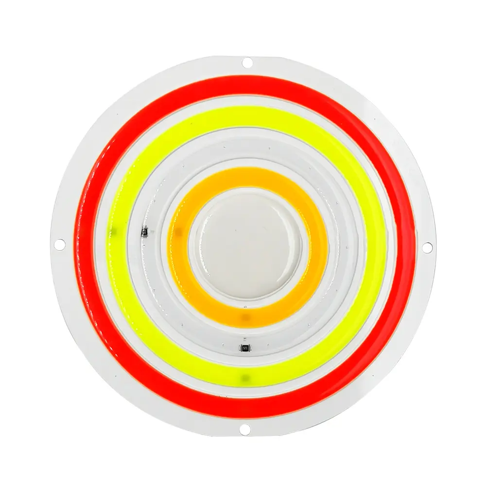 Feu arrière de camion, COB rond, LED 24V, 138mm, lumière stroboscopique, rouge, bleu, jaune, vert, 4 couleurs