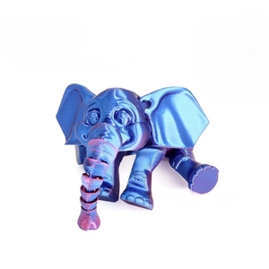 Ornements de bureau, modèle d'impression 3D, éléphant Dumbo mignon et mobile, modèle pour enfants, cadeau - Product Image 1