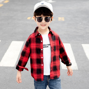 Best Selling Products in America Cotton Toddler Clothes Wholesale Baby <b>Boy</b> Plaid Button <b>up</b> Shirts - Product Image 1