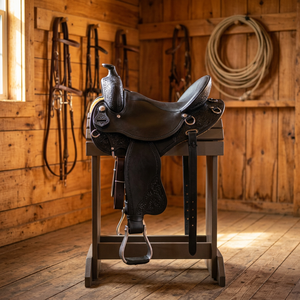 BS International NA82 Luxury Sports Race Saddle Wood Tree SUS304 Hardware Sustainable Customized Real Buffalo Leather Horse Rugs - Product Image 4