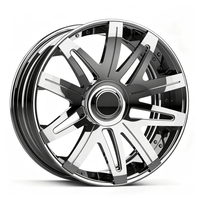 Jantes en alliage d'aluminium forgé de qualité supérieure, style 3 pièces, finition brillante, 10-45 mm ET, jantes pour camionnettes F150 et Silverado