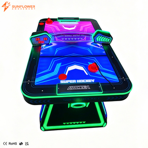 Table de hockey sur air LED de luxe à prix d'usine avec marquage électronique en option – Équipement de divertissement intérieur pour hôtels - Product Image 4