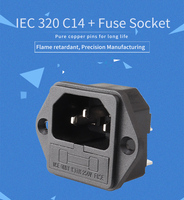 Prise de courant industrielle à montage sur panneau LZ-14-F1+AT-01 avec prise 6,8 mm, homologation 250 V 10 A, 3 prises, câble de 1,5 m