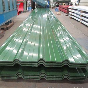 Tôles de toiture en acier galvanisé prépeint en métal ondulé de 16 à 20 pieds, prix des panneaux utilisés pour la construction de maisons - Product Image 4