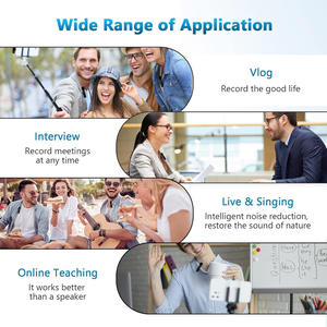 Microphone-Cravate Sans Fil Portable Plug-and-Play pour Enregistrement, Streaming en Direct, Vlogs, <span class=keywords><strong>TikTok</strong></span> et Interviews - Product Image 6