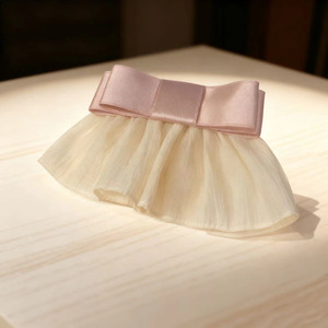 Vestido blanco de Unnie con ribete ~ Pinza de encaje de alta gama para el cabello para mujer, pinza para flequillo, accesorio para el cabello en la parte trasera de la cabeza, adorno para el cabello, pinza lateral - Product Image 2