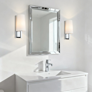 Décoration d'intérieur, lampe murale LED créative minimaliste pour chambre à coucher, abat-jour en tissu, applique murale en <span class=keywords><strong>fer</strong></span> pour couloir, éclairage d'intérieur - Product Image 3