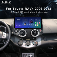 Système audio de voiture Android 12,3 pouces BT WIFI 4G DSP, navigation GPS, Carplay, lecteur multimédia MP5 vidéo pour Toyota RAV4 2006-2012
