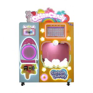 Máquina Expendedora de Algodón de Azúcar Comercial Personalizada, de Colores, Totalmente Automática, Profesional, Eléctrica, con Pantalla Táctil SDK de 21.5 Pulgadas - Product Image 1