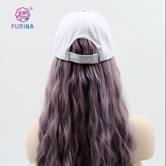Furina praktische und natürliche synthetische lila und rosa Haar synthetische Perücke mit hoher Qualität c