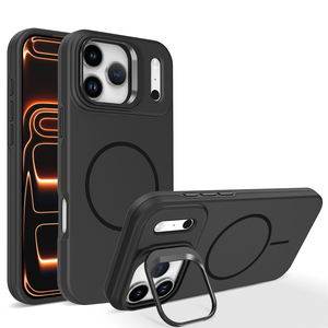 Funda Magnética Transparente de Lujo para Teléfono con Soporte para Lente, Anillo de Epoxi, Impermeable, Plegable, Material TPU+PC, Compatible con Múltiples Marcas, Color Personalizado - Product Image 3