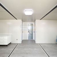 Maison conteneur modulaire préfabriquée en structure acier et panneaux sandwich