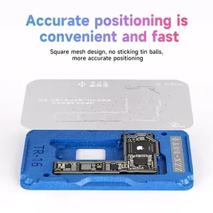 ชุดเครื่องมือซ่อมแซมเมนบอร์ด iPhone X-17PM รุ่น XZZ TR BGA Reballing Stencil ชั้นกลาง สำหรับวางแผ่นดีบุก - Product Image 3