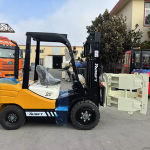 YangFT Serie C 3000KG CPCD30 3TONS Carretilla elevadora diésel Neumáticos sólidos con abrazadera de rollo de papel - Product Image 2