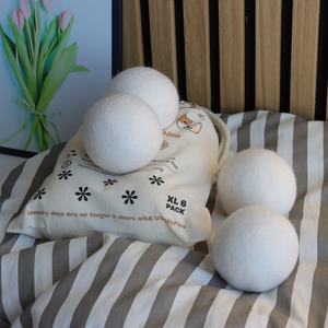 New Design Laundry Product Eco-Friendly Wool Felt Dryer <b>Ball</b> Reusable New Zealand Laundry Drying <b>Balls</b> For <b>Washing</b> Machine Set - Product Image 5