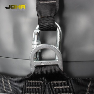 Sabuk keselamatan pengekang tubuh untuk pendakian gunung pohon Arborist pendakian Rappelling-ketahanan tinggi baja poliester d-cincin bersertifikat CE - Product Image 5