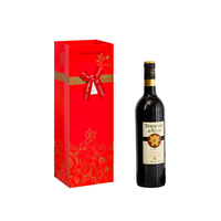 Sacs cadeaux pour vin en papier kraft écologique classiques de luxe avec logo personnalisé - Durables et recyclables