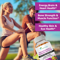 Kapsul Multivitamin Mineral Dewasa Langsung dari Pabrik Vitamin C Energi Kesehatan Otak & Jantung Kekuatan Tulang Fungsi Otot Alami