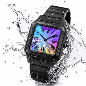 Orologio Meccanico Automatico Miyota con Logo Personalizzato, Cassa in Ceramica, Cinturino in Gomma, Vetro in Cristallo, Quadrante con Numeri <span class=keywords><strong>Romani</strong></span>, Impermeabile, Design Sportivo - Product Image 5