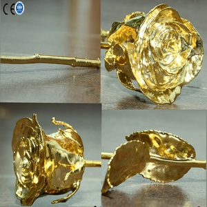 Rosa chapada en oro de 24k para San Valentín, jarrón impresionante, 2022 - Product Image 4