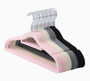 Perchas de Terciopelo Antideslizantes con Ganchos Acolchados, Diseño Plegable que Ahorra Espacio, para Guardar Ropa, Utensilios de Cocina y Bolsas - Product Image 6