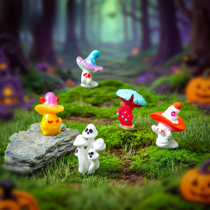 Lindas Mini Figuras de Hongos de Halloween, Adornos Espeluznantes para Micropaisajes - Product Image 4