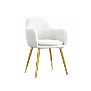 Cómoda <span class=keywords><strong>Silla</strong></span> Nórdica de Cuero PU para Estar Sentado por Largos Periodos, para Dormitorio, Hogar, Estudio, Oficina, Habitación de <span class=keywords><strong>Niñas</strong></span>, Maquillaje - Product Image 4