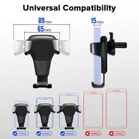 Nouveau support de téléphone portable universel pour tableau de bord de voiture, réglable, ultra-résistant, avec forte aspiration magnétique