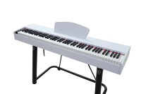 Piano numérique électrique 88 notes Interface MIDI 88 touches rembourrées Clavier multicouche Table d'harmonie en bois massif Musique éducative