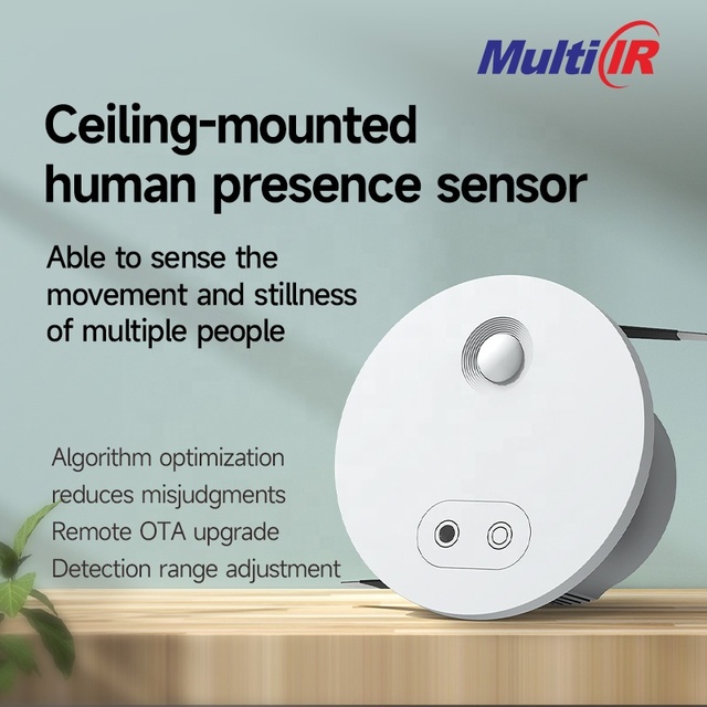 Tuya Smart Life 24GHz MmWave Radar Human Presence Sensor Zigbee 3-in-1 PIR Motion and Illuminance Detector for Lighting Control