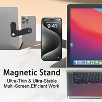 Support d'extension pour ordinateur portable en alliage d'aluminium Support magnétique pliable de qualité supérieure pour ordinateur et tablette
