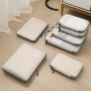 3 pacchetti di alta qualità costoso organizzatore di bagagli a compressione per bagagli cubetti di compressione cubetti di viaggio - Product Image 5