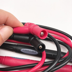 วิคเตอร์ ดิจิตอล มัลติมิเตอร์ โพรบ 20A 1000V สายซิลิโคน เครื่องมือวัดมาตรฐาน - Product Image 4