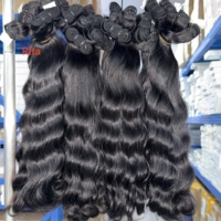 Paquetes de Cabello Ondulado Crudo Camboyano Sin Procesar, Cabello Humano Rizado Crudo Indio de Proveedor, Cabello Virgen Vietnamita con Cutícula Alineada