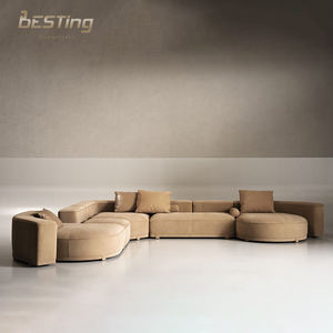 Juego <span class=keywords><strong>de</strong></span> sofás italianos, muebles reclinables, juego <span class=keywords><strong>de</strong></span> sofás Juliette en forma <span class=keywords><strong>de</strong></span> L - Product Image 2