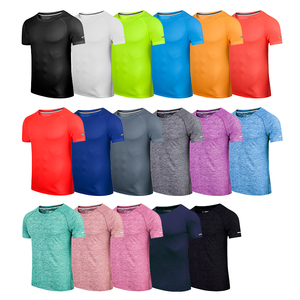 Men Mesh Performance Quick Dry Stretch Breathable Short Sleeve Tech Crew <strong>Shirt</strong> - Product Image 4