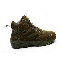 Bottes de randonnée légères pour hommes, tactiques, durables, imperméables, antidérapantes, mi-mollet, en PU et maille, toutes saisons, à enfiler