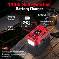 Cargador rápido USB-C para batería Craftsman de 20 V, fuente de alimentación portátil, adaptador USB-A