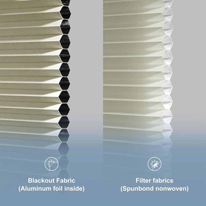 Persianas Motorizadas Inteligentes <span class=keywords><strong>Alexa</strong></span> Eléctricas, Cortinas Celulares Automáticas de Doble Capa Día y Noche para Ventanas Interiores de Casas Modernas - Product Image 5