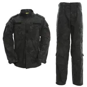 High Quality Color Uniforms Black Multicam ACU Camouflage Tactical Uniform