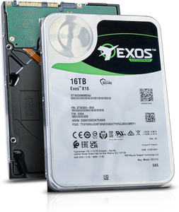 ST Exos X16 16TB Enterprise Hard <b>Drive</b> 3.5" SATA 6Gb/s 7200RPM 256MB Cache HDD ST16000NM004J - Product Image 3