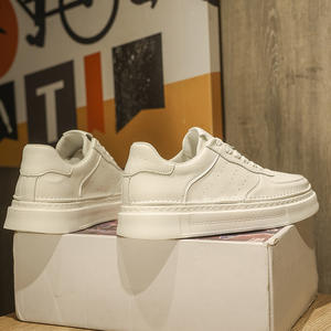 Nuevas Zapatillas Casuales para Hombre, Zapatillas Blancas Ligeras de Alta Calidad, Cómodas y Elegantes con Suela Gruesa para Aumentar la Estatura, Estilo Skate - Product Image 2